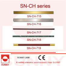 Aufzugskabine Handlauf mit verschiedenen Arten von Form (SN-CH-715)